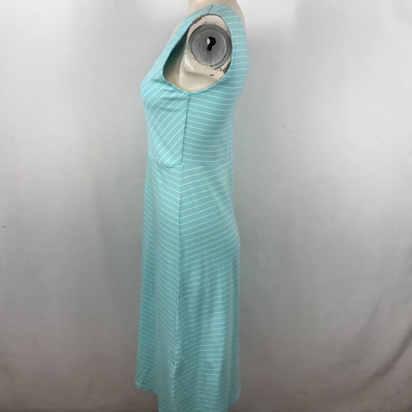 CARVE DESIGN - WOMEN'S SMALL - AQUA SLEEVELESS V NECK DRESS - Picture 3 of 5